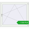 Pricing Tilt-and-Turn 1330x1150 mm REHAU ENERGY-SAVING SYNEGO MD RAL 9016 Traffic white two-sided. Price: 1 529.77 PLN