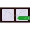 Ustalenie cen Okna skrzydłowe 1770x905 mm REHAU ENERGY-SAVING SYNEGO MD CHOCOLATE_BROWN dwustronny. Cena: 490,80 €