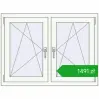 Ustalenie cen Okna skrzydłowe 1095x815 mm REHAU ENERGY-SAVING SYNEGO MD BASALT_GREY zewnętrzny. Cena: 1491,09 zł