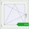 Ustalenie cen Okna skrzydłowe 800x800 mm REHAU OPTIMUM EURO-DESIGN 70 RAL 9016 Traffic white dwustronny. Cena: 114,98 €