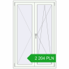 Pricing Tilt-and-Turn 1040x1650 mm REHAU OPTIMUM EURO-DESIGN 70 RAL 9016 Traffic white two-sided. Price: 2 203.79 PLN