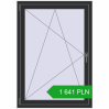 Pricing Tilt-and-Turn 950x1350 mm REHAU OPTIMUM EURO-DESIGN 70 ANTHRACITE_GREY_GLATT two-sided. Price: 1 641.49 PLN