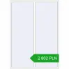 Pricing Tilt-and-Turn 1800x2500 mm REHAU OPTIMUM EURO-DESIGN 70 ANTHRACITE_GREY_STRUKTURAL external. Price: 2 802.45 PLN
