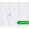 Pricing Tilt-and-Turn 2300x2000 mm REHAU OPTIMUM EURO-DESIGN 70 RAL 9016 Traffic white two-sided. Price: 4 347.15 PLN