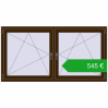 Ustalenie cen Okna skrzydłowe 1770x920 mm REHAU ENERGY-SAVING SYNEGO MD DARK_OAK dwustronny. Cena: 544,91 €