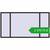 Pricing Tilt-and-Turn 2722x1414 mm REHAU OPTIMUM EURO-DESIGN 70 BLACK_BROWN two-sided. Price: 2 475.41 PLN