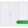 Pricing Tilt-and-Turn 1750x1560 mm REHAU OPTIMUM EURO-DESIGN 70 RAL 9016 Traffic white two-sided. Price: 571,11 €