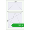 Pricing Tilt-and-Turn 950x1600 mm REHAU OPTIMUM EURO-DESIGN 70 RAL 9016 Traffic white two-sided. Price: 1377,69 zł