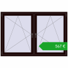 Pricing Tilt-and-Turn 1770x1175 mm REHAU ENERGY-SAVING SYNEGO MD CHOCOLATE_BROWN two-sided. Price: 566,68 €