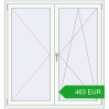 Pricing Tilt-and-Turn 1400x1500 mm REHAU OPTIMUM EURO-DESIGN 70 RAL 9016 Traffic white two-sided. Price: 462.91 EUR