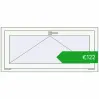Ustalenie cen Okna skrzydłowe 1165x535 mm REHAU OPTIMUM EURO-DESIGN 70 RAL 9016 Traffic white dwustronny. Cena: 122,13 €