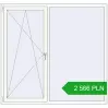 Pricing Tilt-and-Turn 1800x1700 mm REHAU ENERGY-SAVING SYNEGO MD RAL 9016 Traffic white two-sided. Price: 2 566.31 PLN
