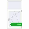 Ustalenie cen Okna skrzydłowe 800x1500 mm EPSILON OPTIMA RAL 9016 Traffic white dwustronny. Cena: 154,96 €