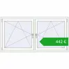 Ustalenie cen Okna skrzydłowe 1770x905 mm REHAU ENERGY-SAVING SYNEGO MD BLACK_BROWN zewnętrzny. Cena: 441,52 €