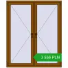 Pricing Tilt-and-Turn 1400x1700 mm REHAU OPTIMUM EURO-DESIGN 70 GOLDEN OAK two-sided. Price: 3 556.44 PLN