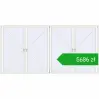 Pricing Tilt-and-Turn 4000x2000 mm REHAU ENERGY-SAVING SYNEGO MD RAL 9016 Traffic white two-sided. Price: 5686,13 zł