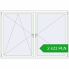 Pricing Tilt-and-Turn 2080x1470 mm REHAU ENERGY-SAVING SYNEGO MD RAL 9016 Traffic white two-sided. Price: 2 422.18 PLN
