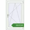 Pricing Tilt-and-Turn 700x1150 mm KORSA OPTIMUM REHAU EURO 70. Price: 265.35 EUR