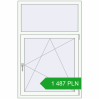 Pricing Tilt-and-Turn 980x1500 mm REHAU OPTIMUM EURO-DESIGN 70 RAL 9016 Traffic white two-sided. Price: 1 486.68 PLN