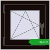 Ustalenie cen Okna skrzydłowe 500x500 mm REHAU OPTIMUM EURO-DESIGN 70 BLACK_BROWN dwustronny. Cena: 559,78 zł