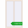 Pricing Tilt-and-Turn 980x1600 mm REHAU OPTIMUM EURO-DESIGN 70 CREAME_WHITE_50L-2 two-sided. Price: 1 506.15 PLN