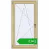 Ustalenie cen Okna skrzydłowe 800x1500 mm ALU STANDARD 72 RAL 1000 Green beige dwustronny. Cena: 944,96 €