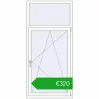 Pricing Tilt-and-Turn 900x1900 mm REHAU OPTIMUM EURO-DESIGN 70 RAL 9016 Traffic white two-sided. Price: 320,09 €