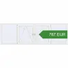 Pricing Tilt-and-Turn 3500x1100 mm KORSA OPTIMUM REHAU EURO 70. Price: 767.08 EUR