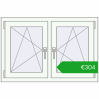 Ustalenie cen Okna skrzydłowe 1020x680 mm REHAU ENERGY-SAVING SYNEGO MD ANTHRACITE_GREY_STRUKTURAL zewnętrzny. Cena: 304,10 €