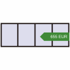 Pricing Tilt-and-Turn 3150x1100 mm KORSA BRILLANT DESIGN. Price: 655.08 EUR
