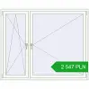 Pricing Tilt-and-Turn 1765x1435 mm REHAU OPTIMUM EURO-DESIGN 70 RAL 9016 Traffic white two-sided. Price: 2 547.03 PLN