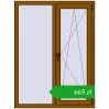 Ustalenie cen Okna skrzydłowe 1050x1400 mm EPSILON OPTIMA GOLDEN OAK dwustronny. Cena: 669,46 zł