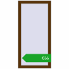 Ustalenie cen Okna skrzydłowe 560x1150 mm EPSILON OPTIMA WALNUT dwustronny. Cena: 66,32 €