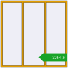 Ustalenie cen Okna skrzydłowe 1800x1800 mm ALU STANDARD 72 RAL 1004 Golden yellow dwustronny. Cena: 3264,21 zł