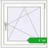 Pricing Tilt-and-Turn 710x725 mm REHAU ENERGY-SAVING SYNEGO MD RAL 9016 Traffic white two-sided. Price: 146,34 €