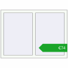 Ustalenie cen Okna skrzydłowe 1170x840 mm EPSILON OPTIMA RAL 9016 Traffic white dwustronny. Cena: 74,21 €
