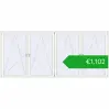 Ustalenie cen Okna skrzydłowe 4015x1750 mm REHAU ENERGY-SAVING SYNEGO MD RAL 9016 Traffic white dwustronny. Cena: 1102,01 €