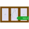 Ustalenie cen Okna skrzydłowe 1800x1000 mm REHAU OPTIMUM EURO-DESIGN 70 GOLDEN OAK dwustronny. Cena: 1851,76 zł