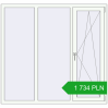 Pricing Tilt-and-Turn 1600x1505 mm REHAU OPTIMUM EURO-DESIGN 70 RAL 9016 Traffic white two-sided. Price: 1 733.95 PLN