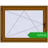 Ustalenie cen Okna skrzydłowe 1100x850 mm CLASICTHERM 70 GOLDEN OAK dwustronny. Cena: 1074,19 zł