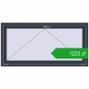Ustalenie cen Okna skrzydłowe 1500x750 mm REHAU OPTIMUM EURO-DESIGN 70 ANTHRACITE_GREY_STRUKTURAL dwustronny. Cena: 1223,42 zł