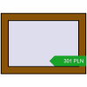 Pricing Tilt-and-Turn 590x420 mm REHAU OPTIMUM EURO-DESIGN 70 GOLDEN OAK two-sided. Price: 300.75 PLN