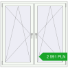 Pricing Tilt-and-Turn 1465x1435 mm REHAU ENERGY-SAVING SYNEGO MD RAL 9016 Traffic white two-sided. Price: 2 591.36 PLN