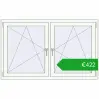 Ustalenie cen Okna skrzydłowe 1575x965 mm REHAU ENERGY-SAVING SYNEGO MD BASALT_GREY zewnętrzny. Cena: 422,19 €