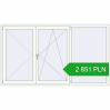 Pricing Tilt-and-Turn 2300x1300 mm REHAU OPTIMUM EURO-DESIGN 70 RAL 9016 Traffic white two-sided. Price: 2 850.83 PLN