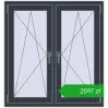 Ustalenie cen Okna rozwierne 1035x1100 mm REHAU ENERGY-SAVING SYNEGO MD ANTHRACITE_GREY_STRUKTURAL dwustronny. Cena: 2596,86 zł