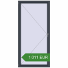 Ustalenie cen Okna skrzydłowe 1100x2300 mm KORSA BRILLANT DESIGN ANTHRACITE_GREY_STRUKTURAL dwustronny. Cena: 1 010.75 EUR