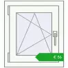 Ustalenie cen Okna skrzydłowe 500x560 mm EPSILON OPTIMA RAL 9016 Traffic white dwustronny. Cena: 56,45 €