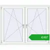 Ustalenie cen Okna skrzydłowe 1560x1250 mm REHAU ENERGY-SAVING SYNEGO MD CHOCOLATE_BROWN zewnętrzny. Cena: 486,86 €