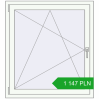 Pricing Tilt-and-Turn 1000x1100 mm REHAU OPTIMUM EURO-DESIGN 70 ANTHRACITE_GREY_STRUKTURAL external. Price: 1 146.5 PLN